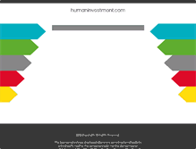 Tablet Screenshot of humaninvestment.com